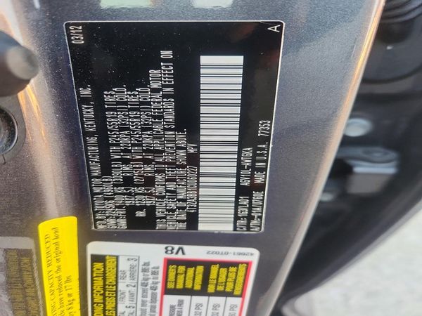 2012 TOYOTA VENZA