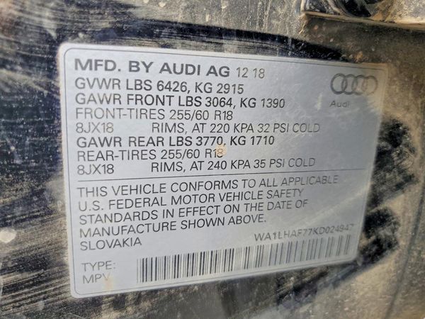 2019 AUDI Q7