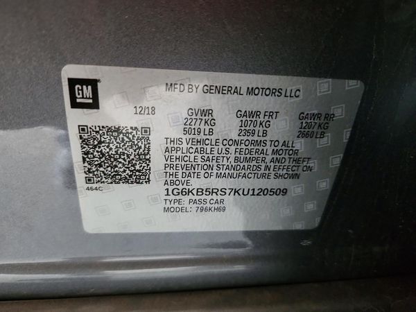 2019 CADILLAC CT6