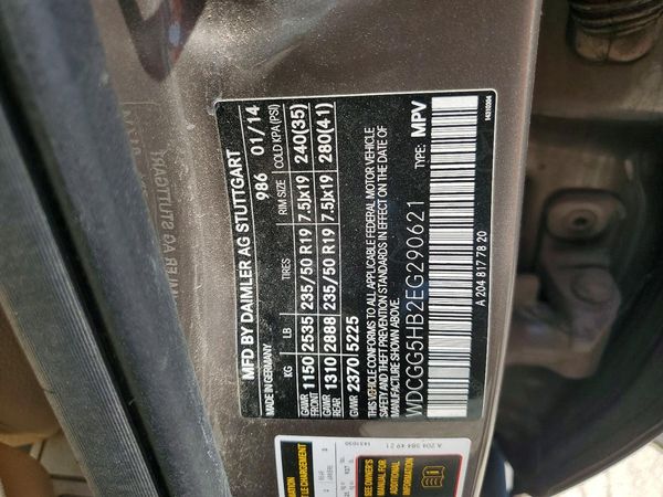2014 MERCEDES-BENZ GLK GLK350