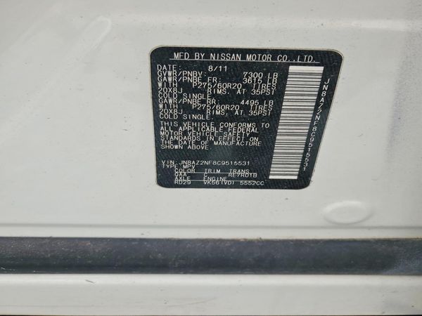 2012 INFINITI QX56
