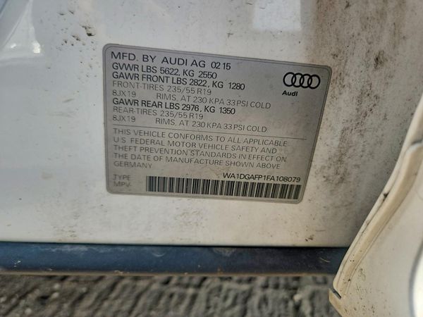 2015 AUDI Q5 S Line Premium Plus