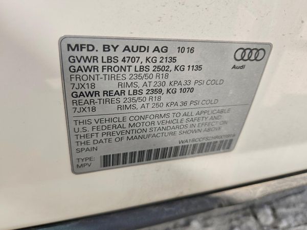 2017 AUDI Q3