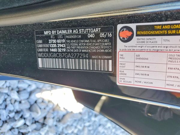 2016 MERCEDES-BENZ S