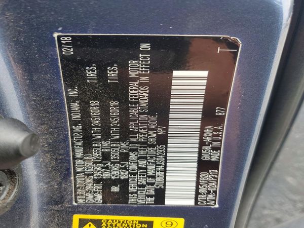2018 TOYOTA HIGHLANDER LE Hybrid