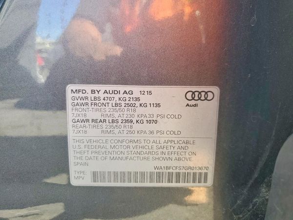 2016 AUDI Q3 Premium Plus