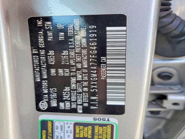 2015 KIA OPTIMA GL(Middle-low grade)
