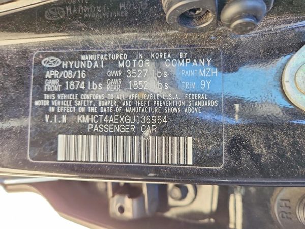 2016 HYUNDAI ACCENT GS / GLS