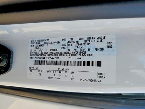 2023 FORD F150