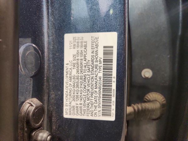 2022 HONDA PILOT