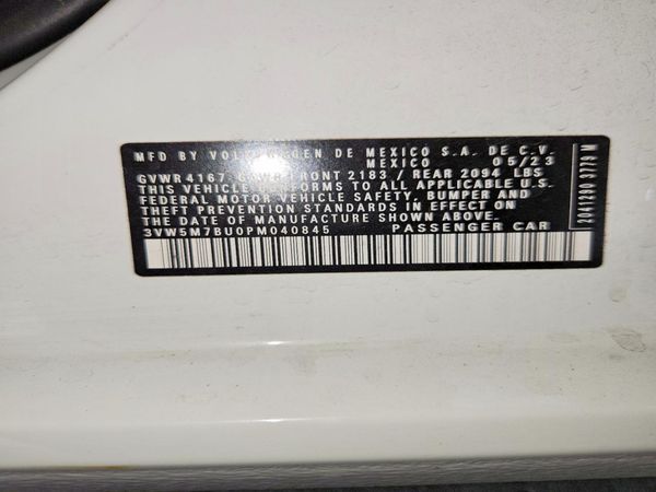 2023 VOLKSWAGEN JETTA S