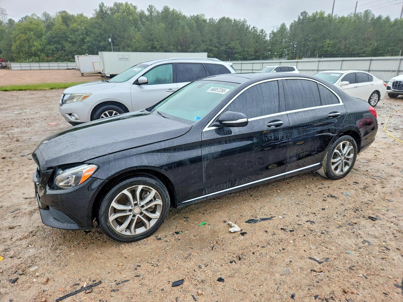 2015 MERCEDES-BENZ C 4-MATIC — Front 3/4