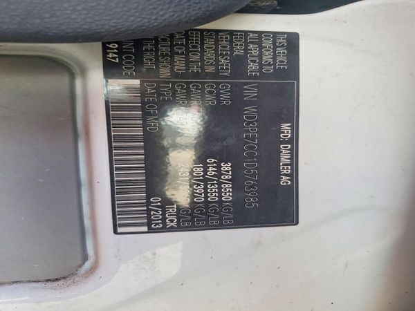 2013 MERCEDES-BENZ SPRINTER Standard / High