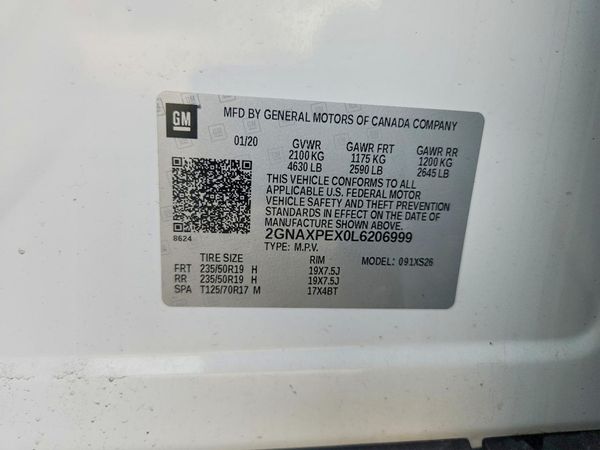 2020 CHEVROLET EQUINOX