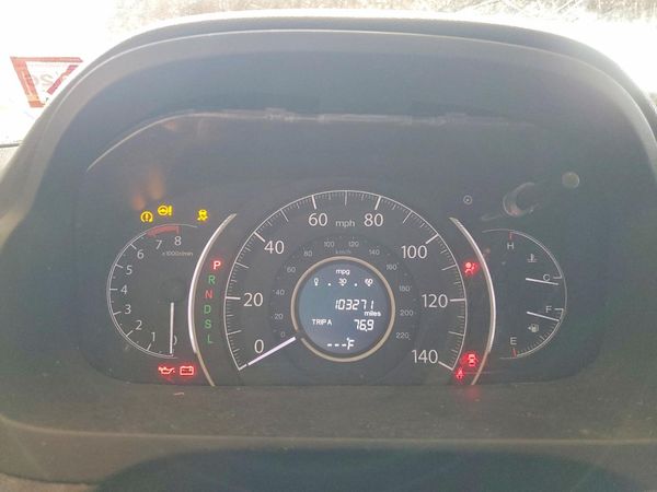 2015 HONDA CRV EX-L — ODOM