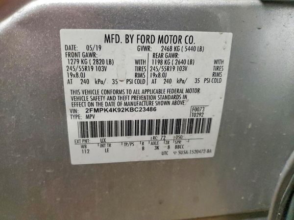 2019 FORD EDGE