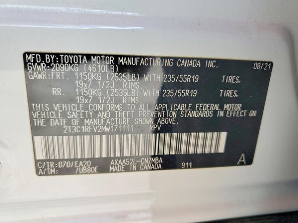 2021 TOYOTA RAV4