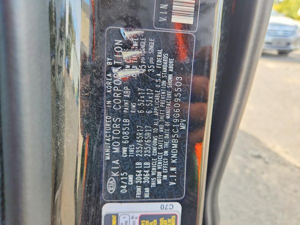 2016 KIA SEDONA LX - Middle-low