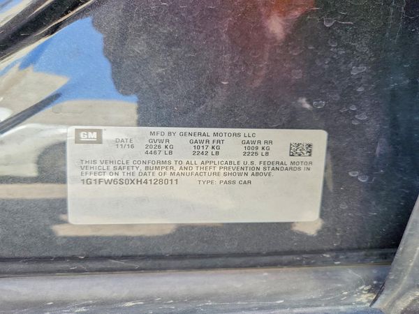 2017 CHEVROLET BOLT LT