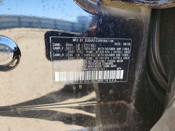 2021 SUBARU ASCENT