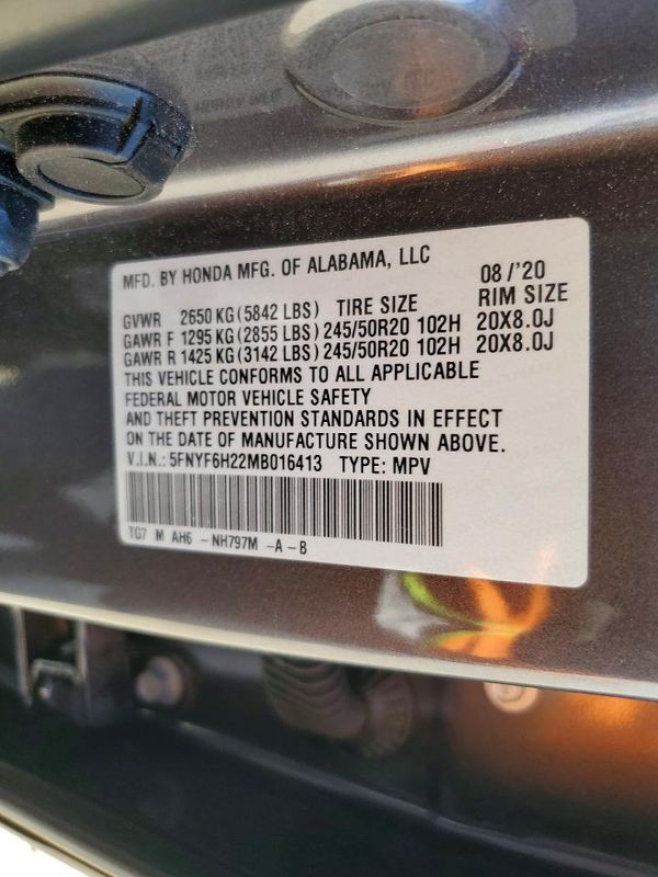 2021 HONDA PILOT