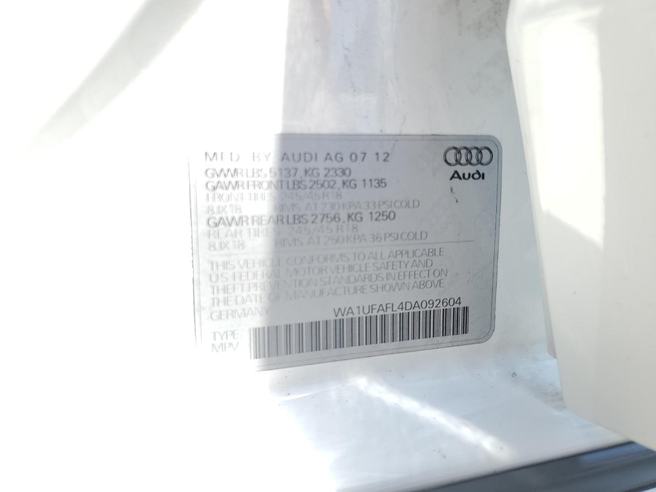 2013 AUDI A4 ALLROAD quattro Premium Plus
