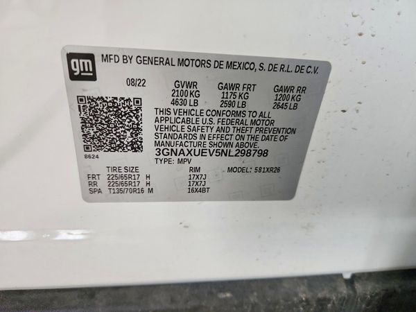 2022 CHEVROLET EQUINOX LT (1LT)