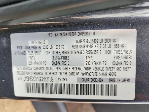 2016 MAZDA CX-5