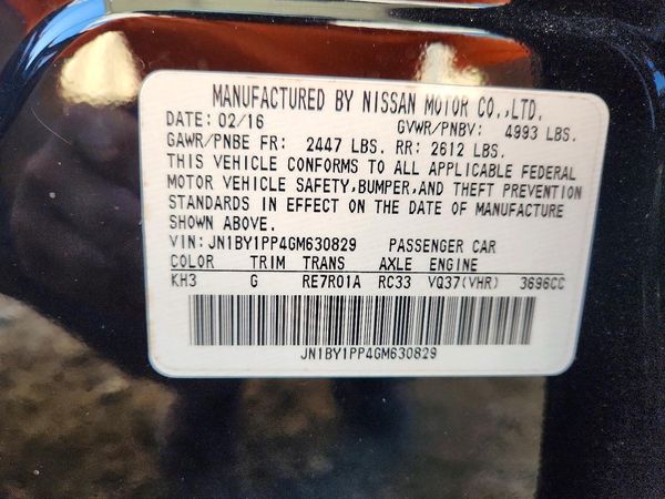 2016 INFINITI Q70L