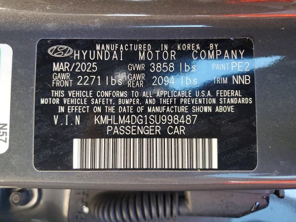 2025 HYUNDAI ELANTRA SEL Sport