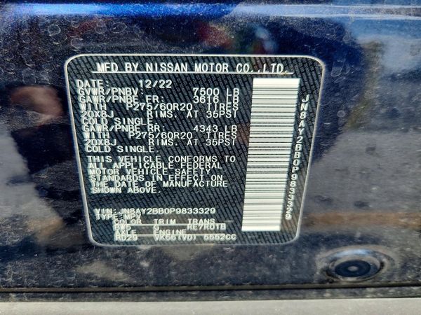 2023 NISSAN ARMADA