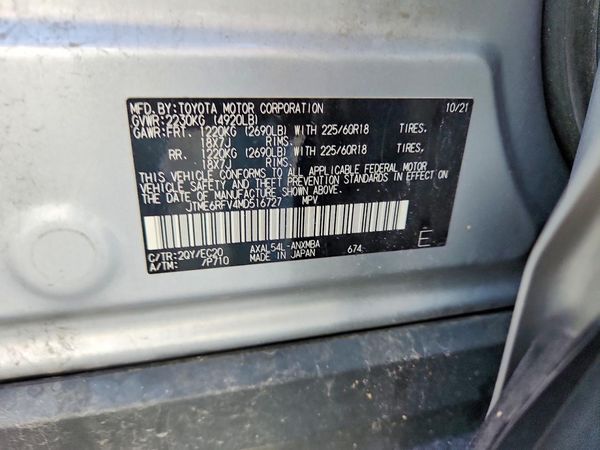 2021 TOYOTA RAV4 XSE HV