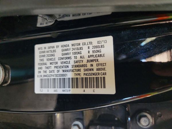 2013 ACURA TSX