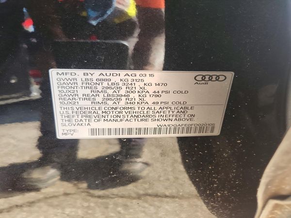 2015 AUDI Q7