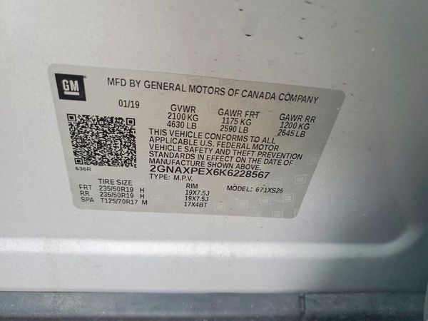 2019 CHEVROLET EQUINOX Premier (2LZ)