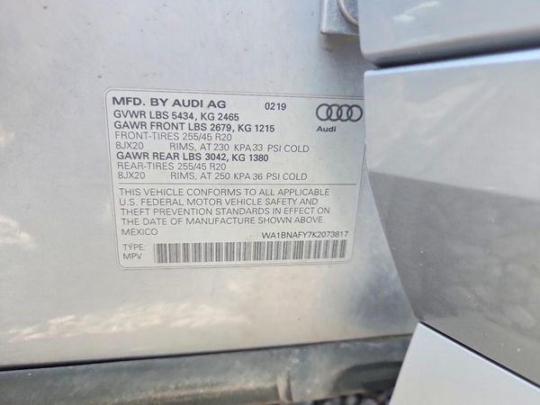 2019 AUDI Q5
