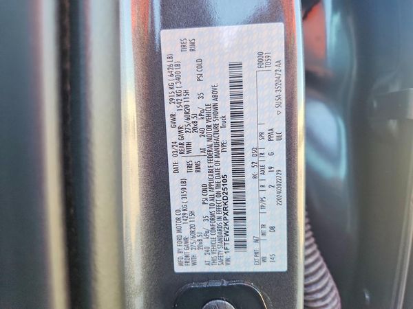2024 FORD F150