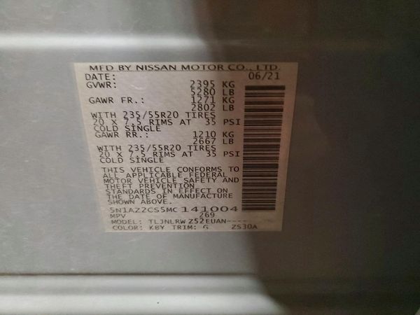 2021 NISSAN MURANO SL