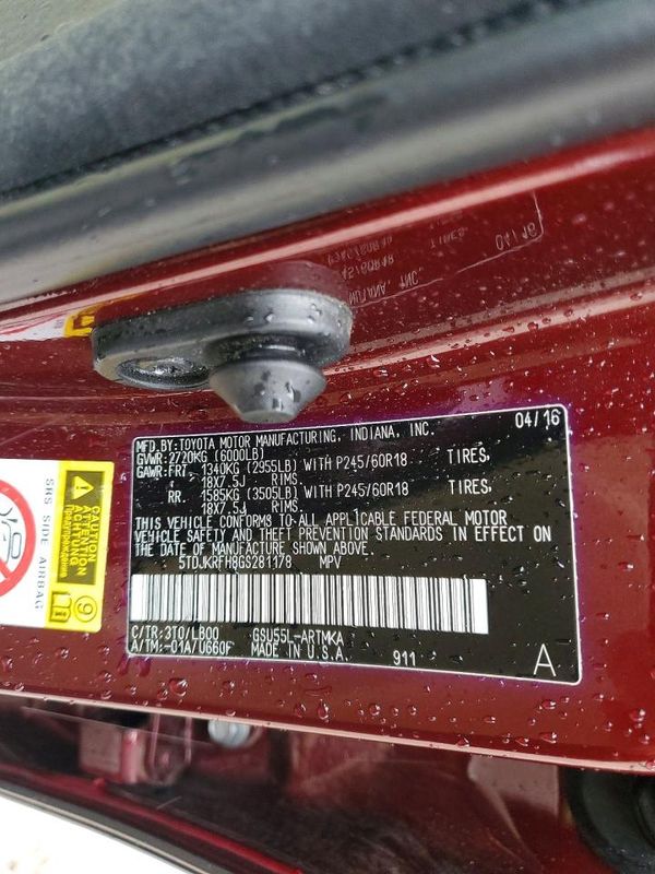 2016 TOYOTA HIGHLANDER Base/Hybrid