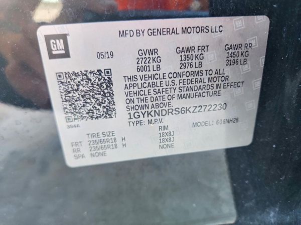 2019 CADILLAC XT5 Luxury