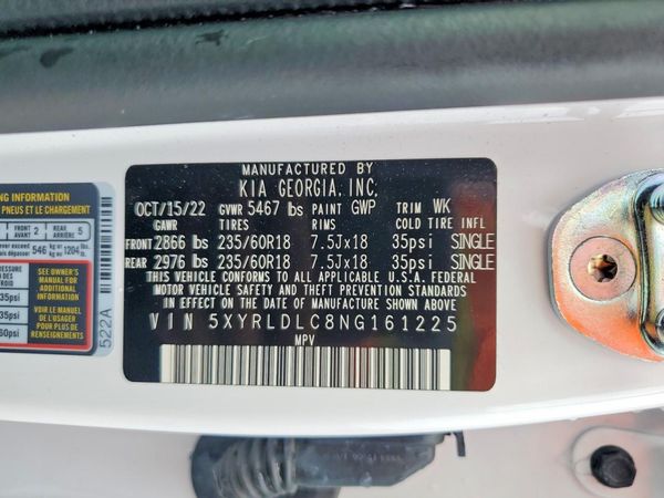 2022 KIA SORENTO