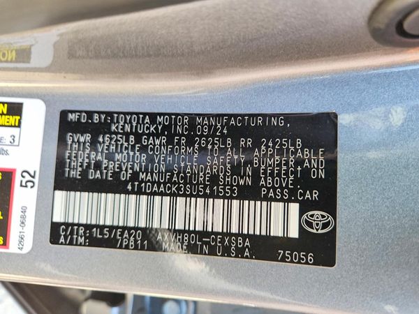 2025 TOYOTA CAMRY