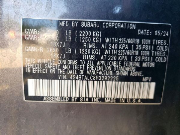 2024 SUBARU OUTBACK Onyx Edition
