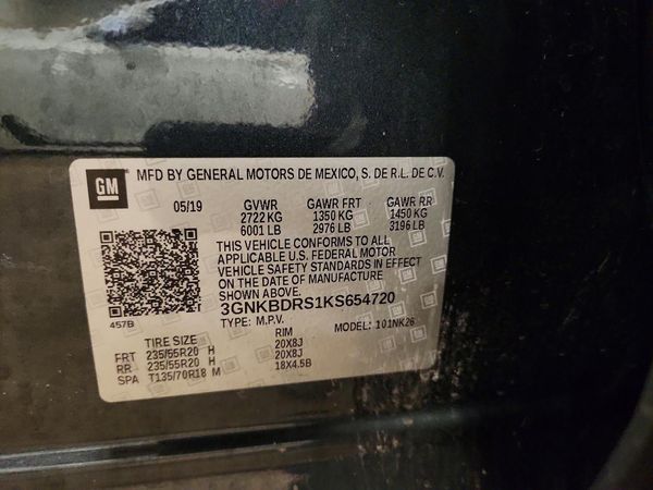 2019 CHEVROLET BLAZER 3LT
