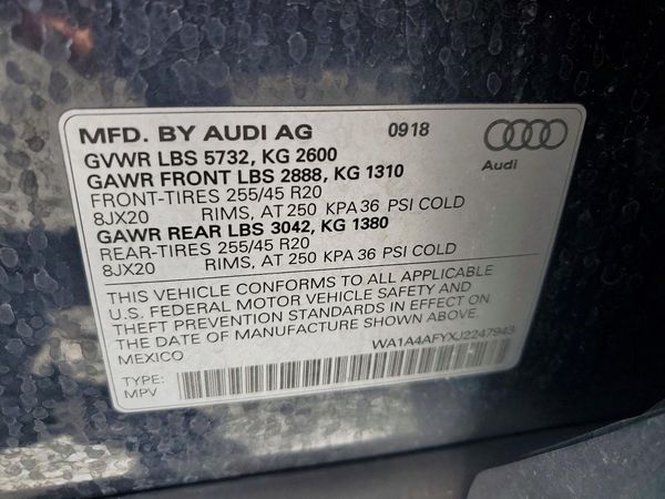 2018 AUDI SQ5