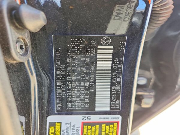 2020 TOYOTA CAMRY SE