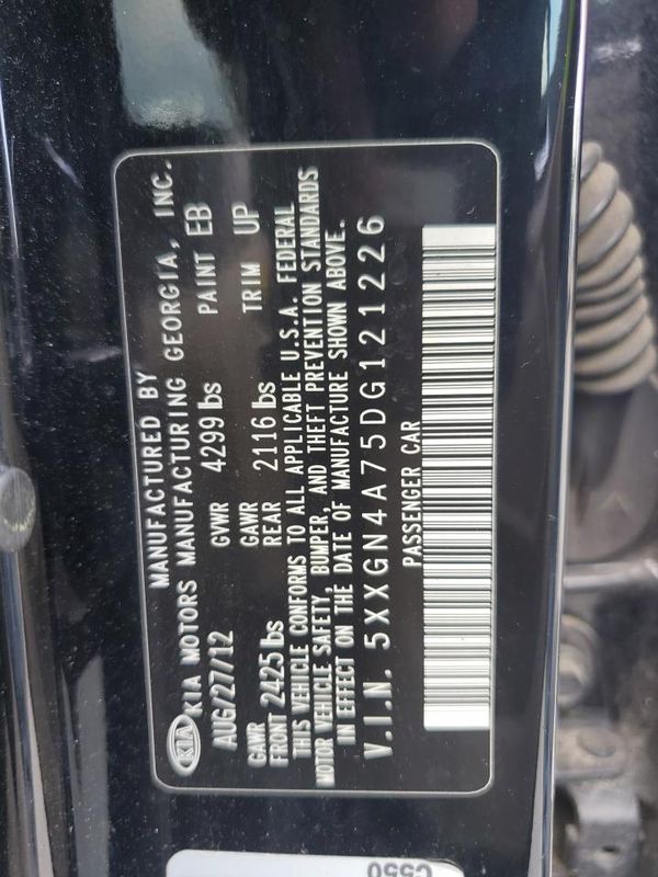 2013 KIA OPTIMA