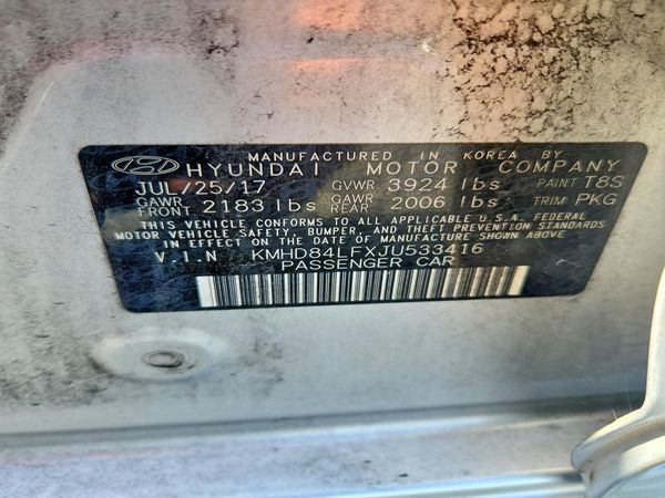 2018 HYUNDAI ELANTRA