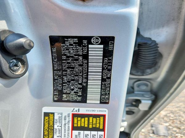 2012 TOYOTA CAMRY