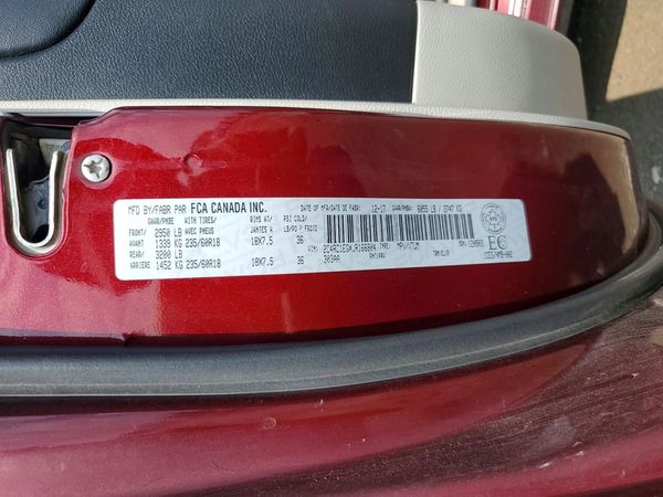 2018 CHRYSLER PACIFICA Touring L Plus